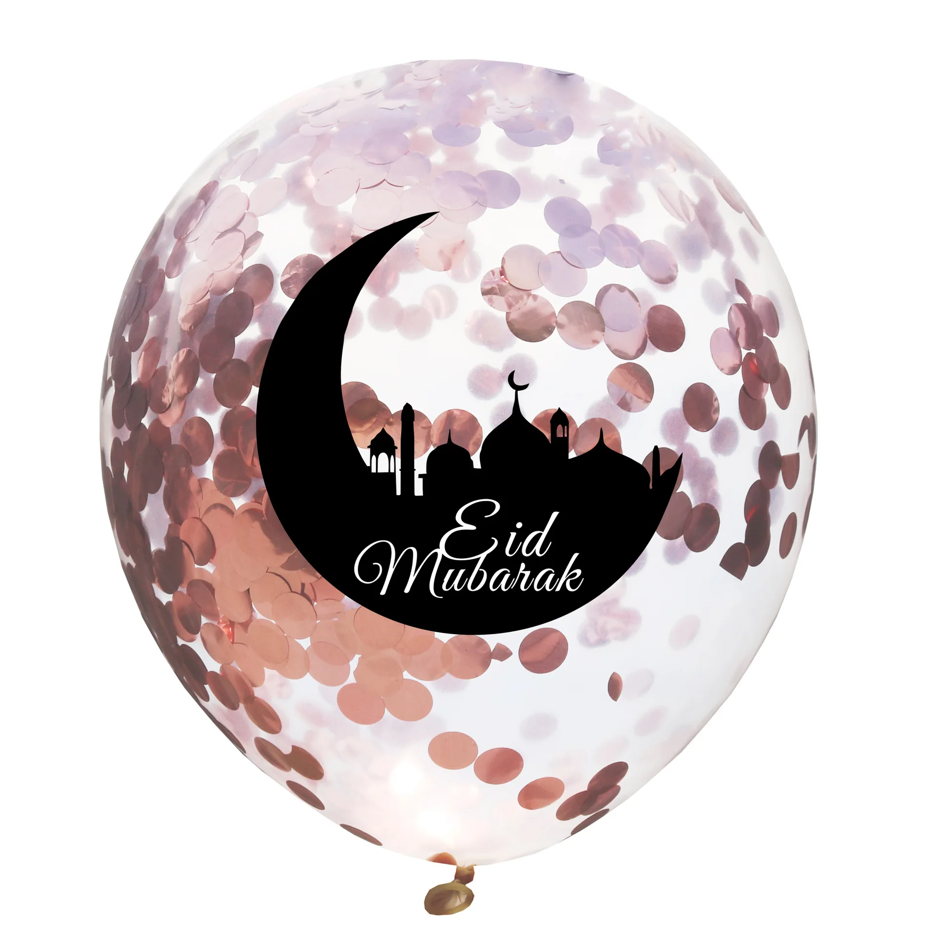 Воздушный шар Eid Mubarak Kareem 5 шт. 12 дюймов Конфетти Рамадан и украшения для дома
