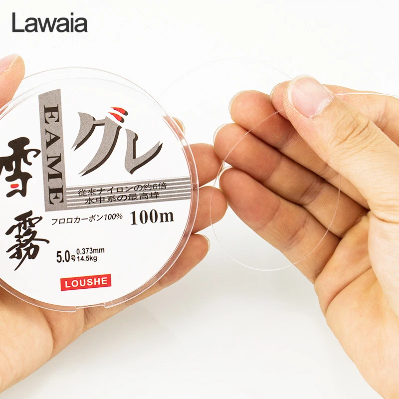 Lawaia нейлоновая рыболовная леска 100 м японская из натурального шелка 0 23 мм 5