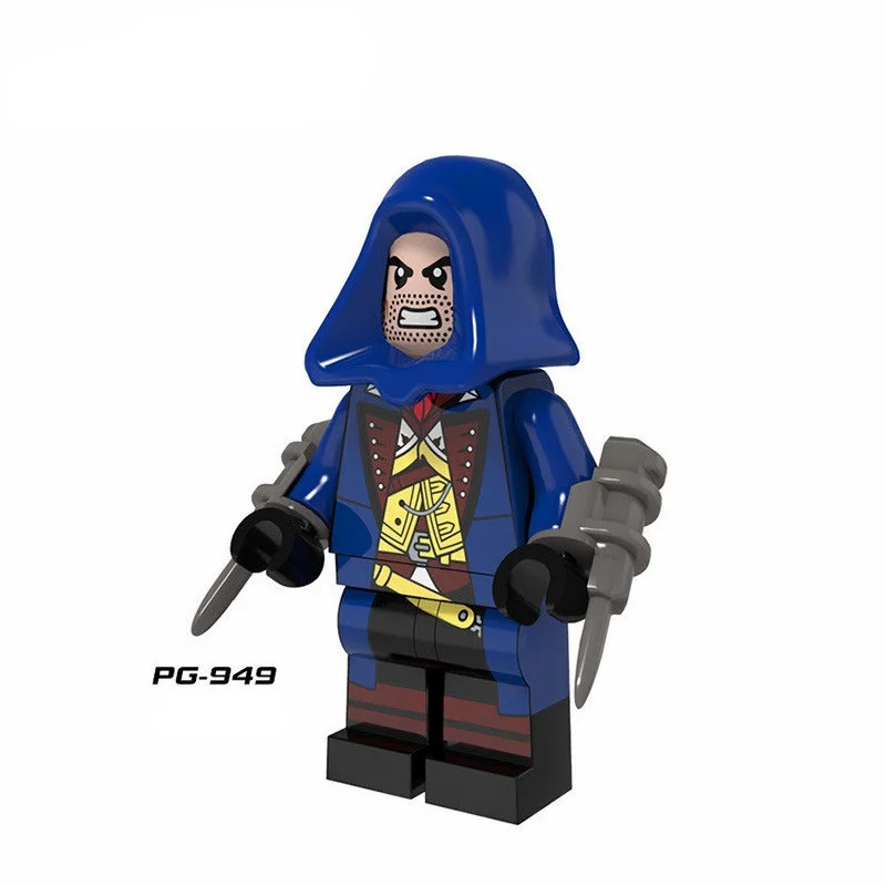 Legoings Pinnacle Assassin's Creed Series 8 Kenwei Флоранс Дорианс может подобрать части|Игровые
