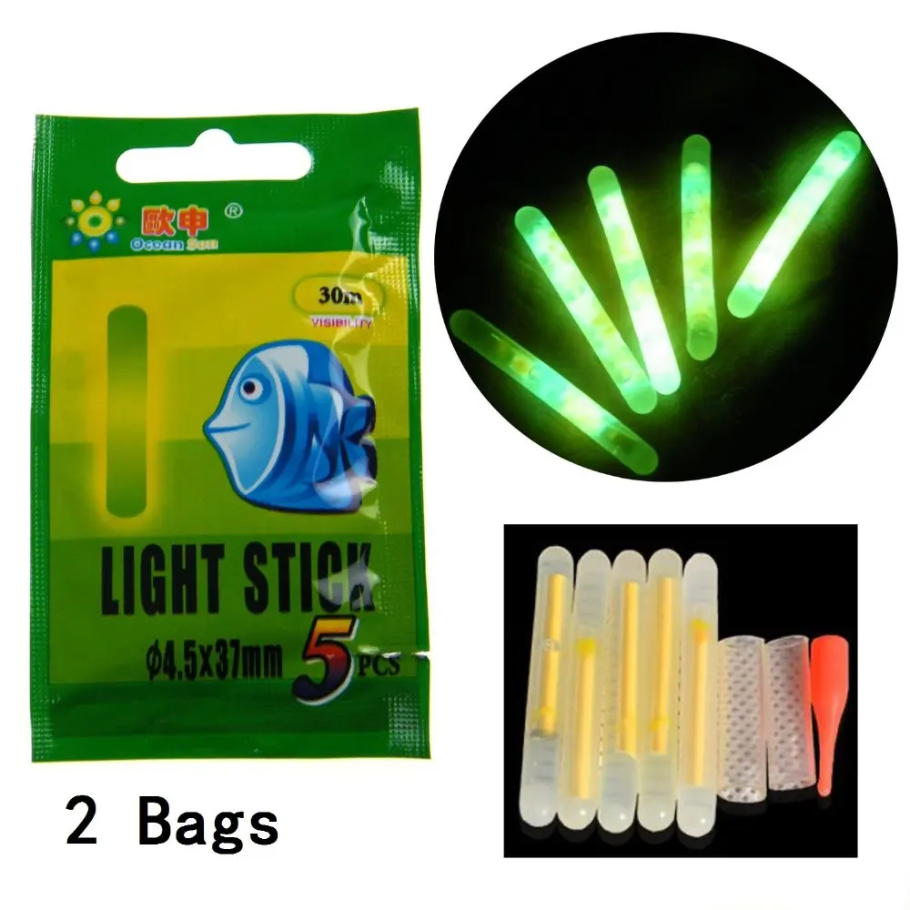 Thkfish 5pcs15g eva Поплавки Бобберс + 10 шт. палке ночь световой Щупы для мангала пузатый