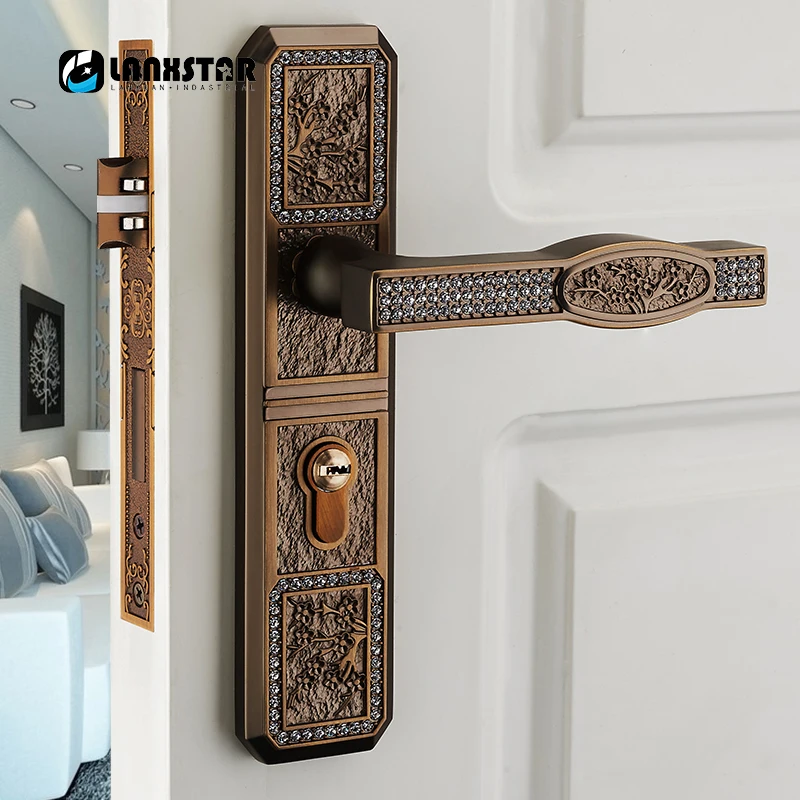 Высококачественный сверхпрочный роскошный классический бронзовый замок 2 9 кг с