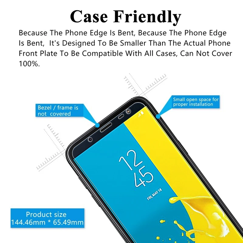 Защитное стекло для Samsung J6 2018 Galaxy J4 закаленное защитное экрана Samsun J7 J8 Galax J 6 4 7