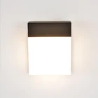 Уличная настенная лампа, водонепроницаемый светильник для коридора, лестницы, балкона, прихожей, террасы, простые садовые бра, 15 Вт, IP64