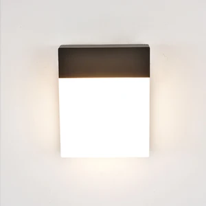 Уличная настенная лампа, водонепроницаемый светильник для коридора, лестницы, балкона, прихожей, террасы, простые садовые бра, 15 Вт, IP64