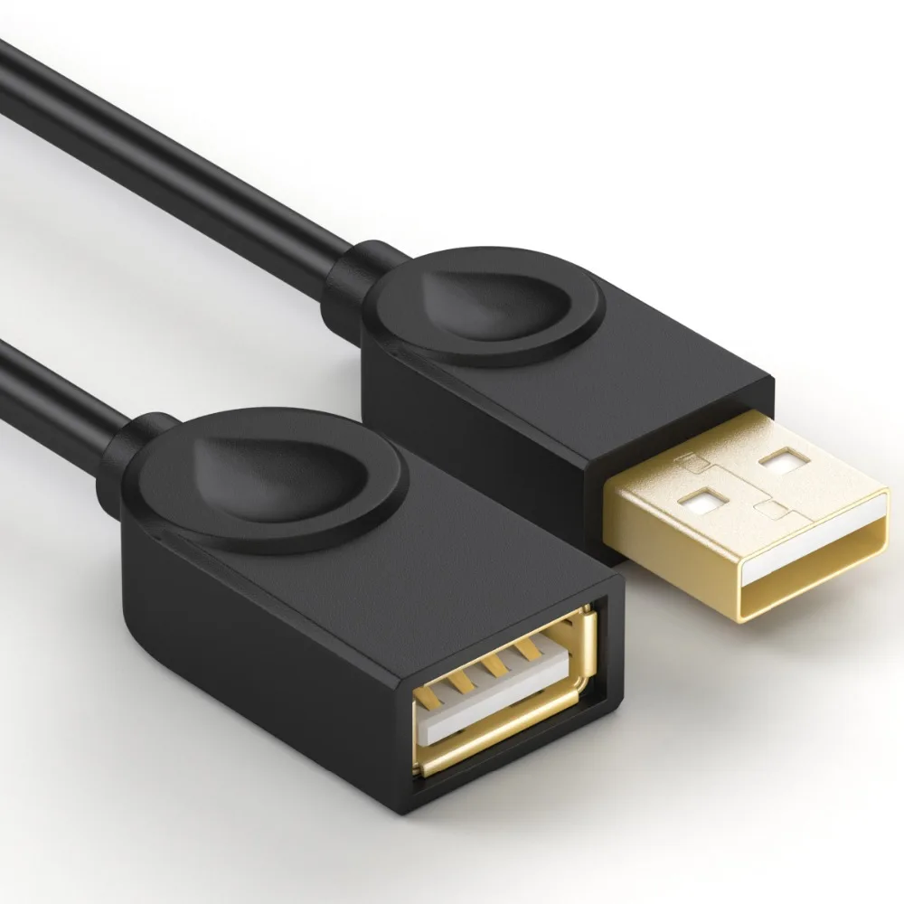 SAMZHE USB2.0 Кабель AM/AF Transmisson данных провод-УДЛИНИТЕЛЬ шнур аль-Фольга Экранирование