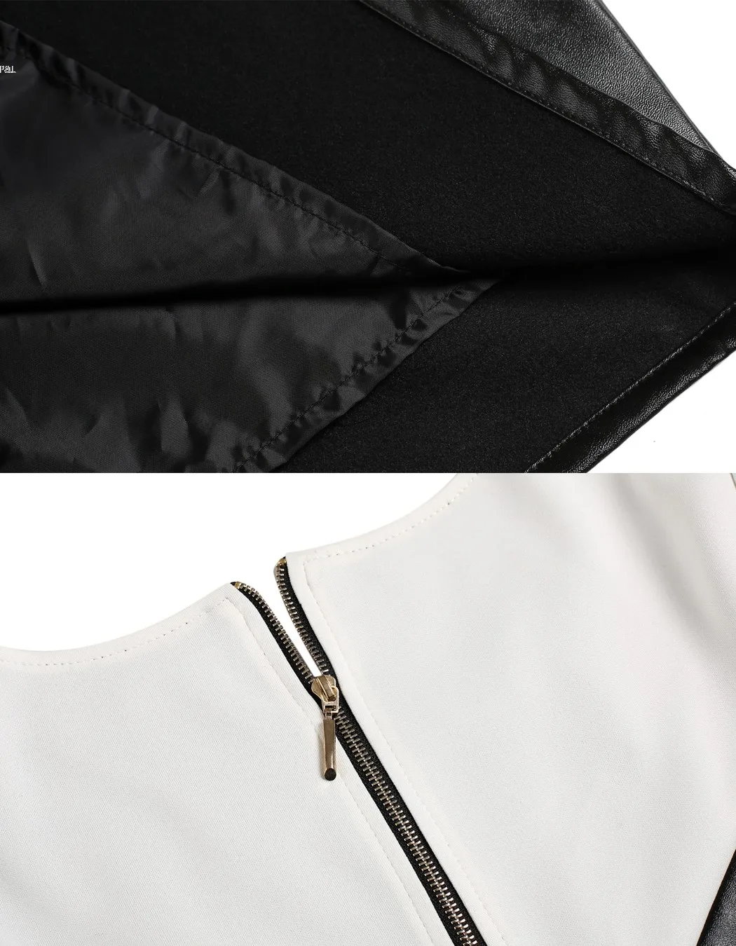 Женская мода Весна Лето Платье С Длинным Рукавом PU Кожаные Платья O Шеи Прямо Мини