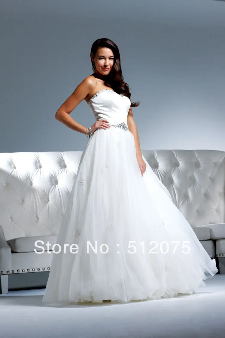 Free Shipping Custom 100% Guarantee hot sale hand made beaded Wedding gowns 2013 |