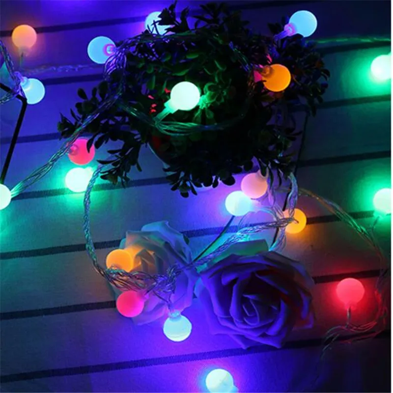 Рождественская светодиодная гирлянда с 28 шариками 5 м|fairy lights|christmas fairy lightschristmas