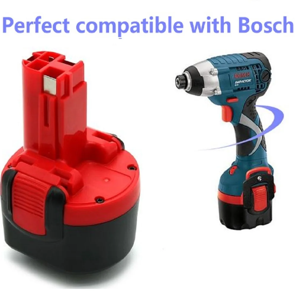 9 6 в Ni MH 3.0ah перезаряжаемый аккумулятор для электроинструмента замена Bosch 2607335707