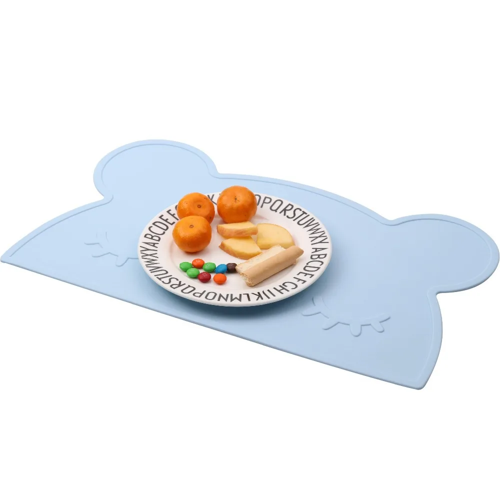 Portable Placemat Lovely Bear Kids Baby Heat Resistant Pad Coaster Table Decor | Дом и сад