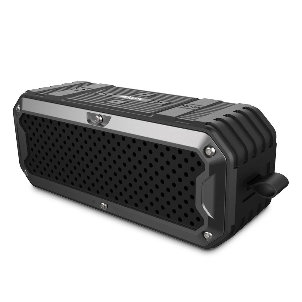 ZEALOT S6 3D стерео Bluetooth динамик водонепроницаемый открытый беспроводной сабвуфер
