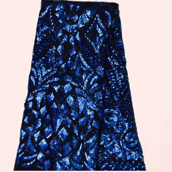 Модные блестки дизайн вышитые французский чистая кружевной ткани для платье