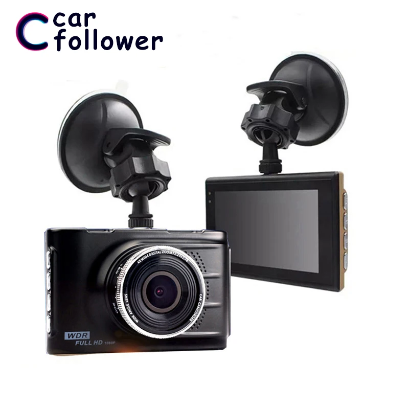 3 0 дюймов Full HD 1080 P Автомобильный dvr ips экран двойной объектив Автомобильная камера
