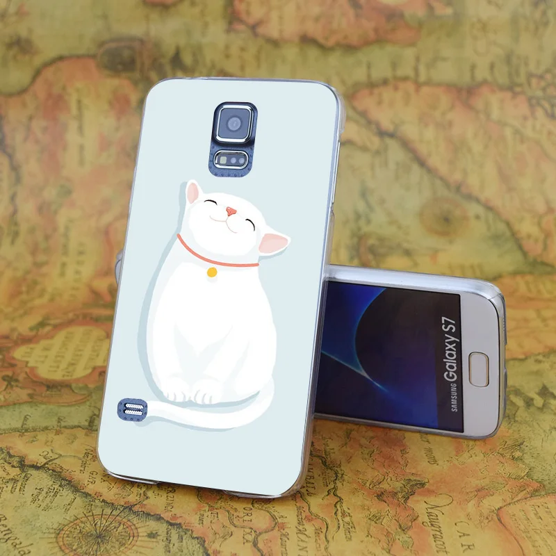 E2686 белый прозрачный Жесткий ПК чехол для samsung Galaxy Note S 3 4 5 6 7 8 9 Mini Edge Plus |