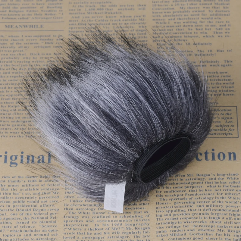 Профессиональный уличный пыльный микрофон Меховой чехол ветровое стекло муфта