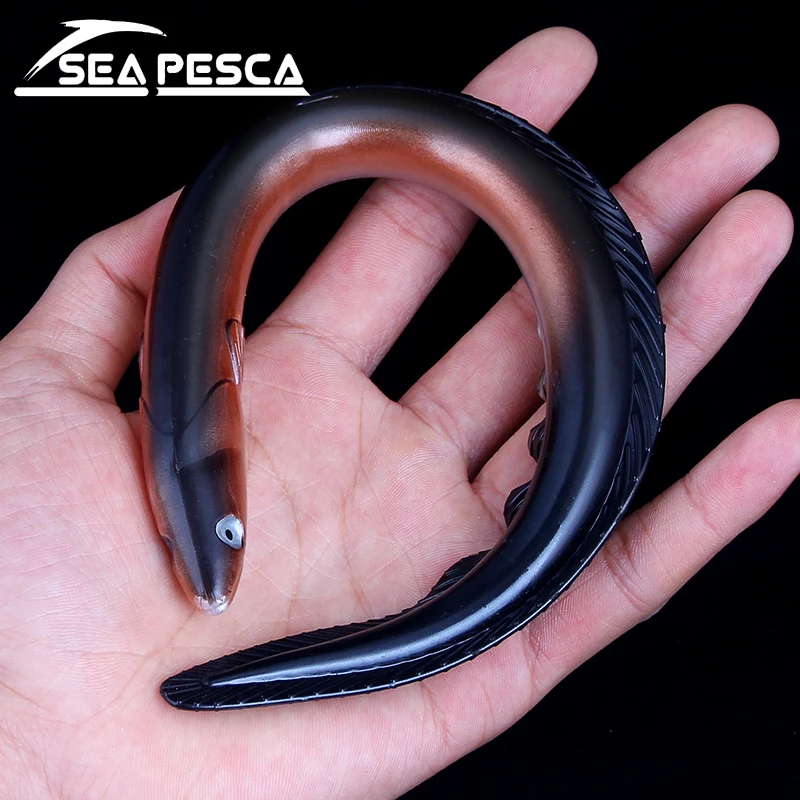 SEAPESCA силиконовая червячная приманка Реалистичная Ricefield Eel Wobbler 30 см 57 8 г Мягкая