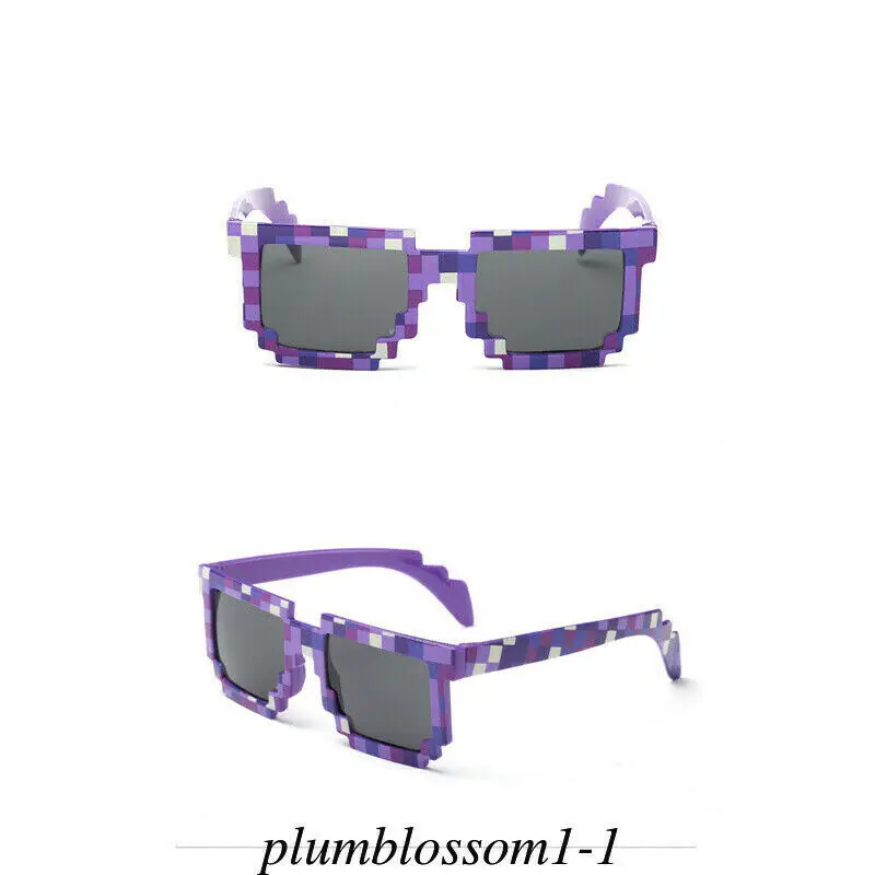 Children's Sunglasses Fashion Plaid Glasses UV400 Safety Mosaic Square Practical Jokes Protection Outdoor Kids Girls Boys Shades | Игрушки