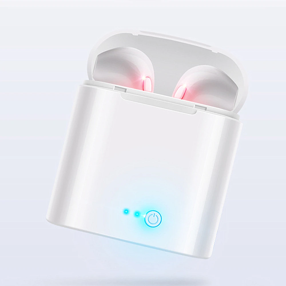 I7s мини Bluetooth беспроводные наушники вкладыши с зарядным боксом Спортивная