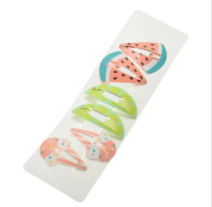 6pcs/set Cute Girls Baby Kids Children Hair Accessories Gift Snap Clips Hairpins headdress headwear J2 |