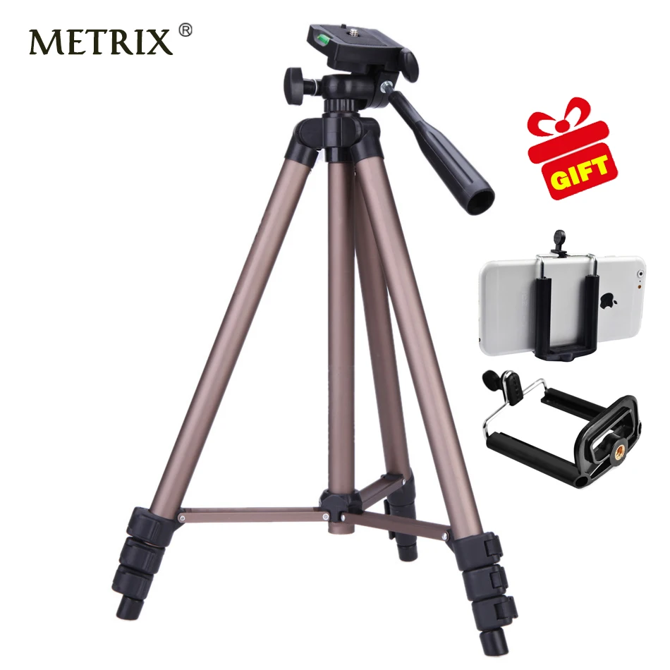 Штатив METRIX WT3130 из алюминиевого сплава для камеры Трипод проектора dvr смартфона DSLR