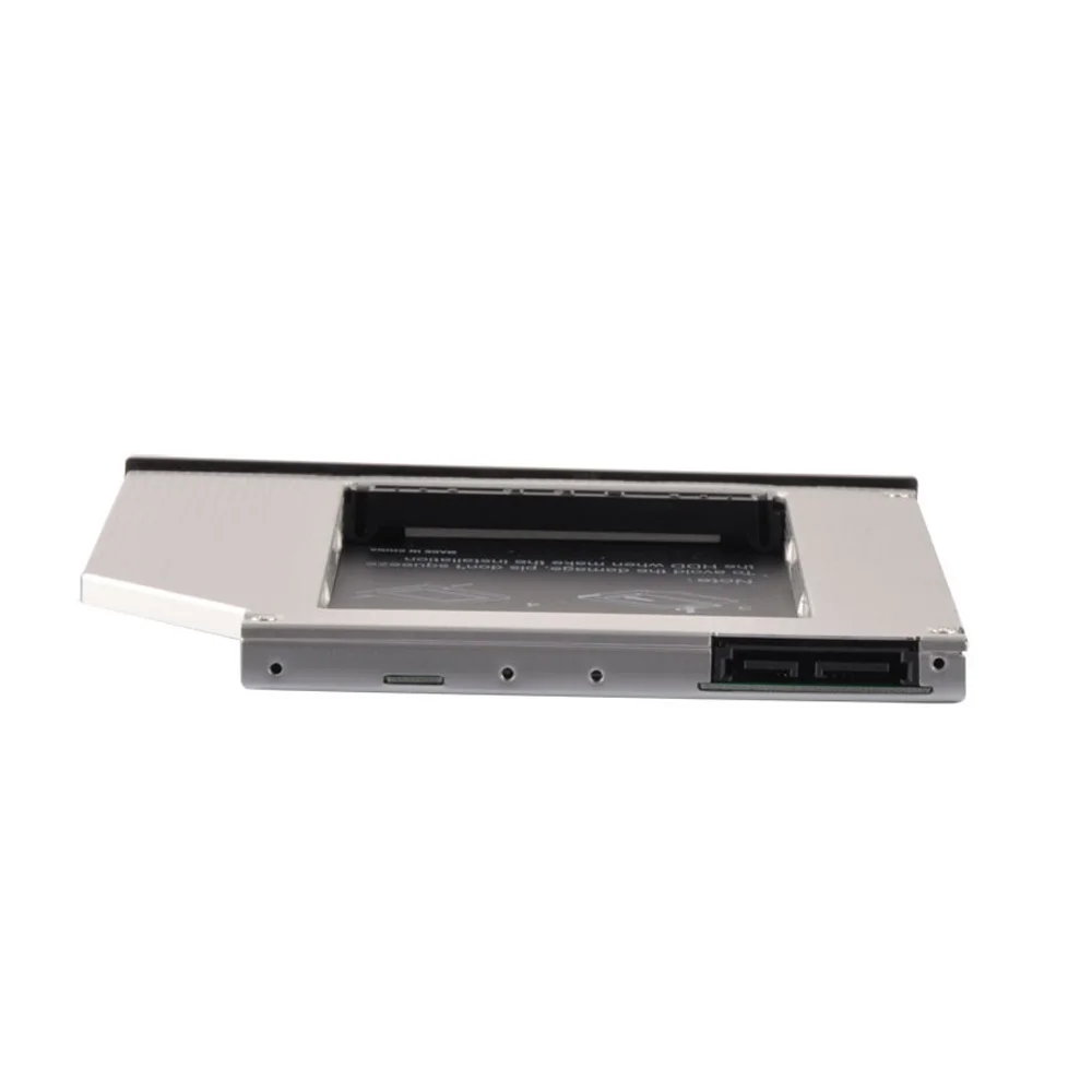 DeepFox алюминиевый Optibay 2nd HDD Caddy 9,5 мм SATA 3,0 коробка для жесткого диска корпус DVD адаптер 2,5 SSD для ноутбука hp 2530P