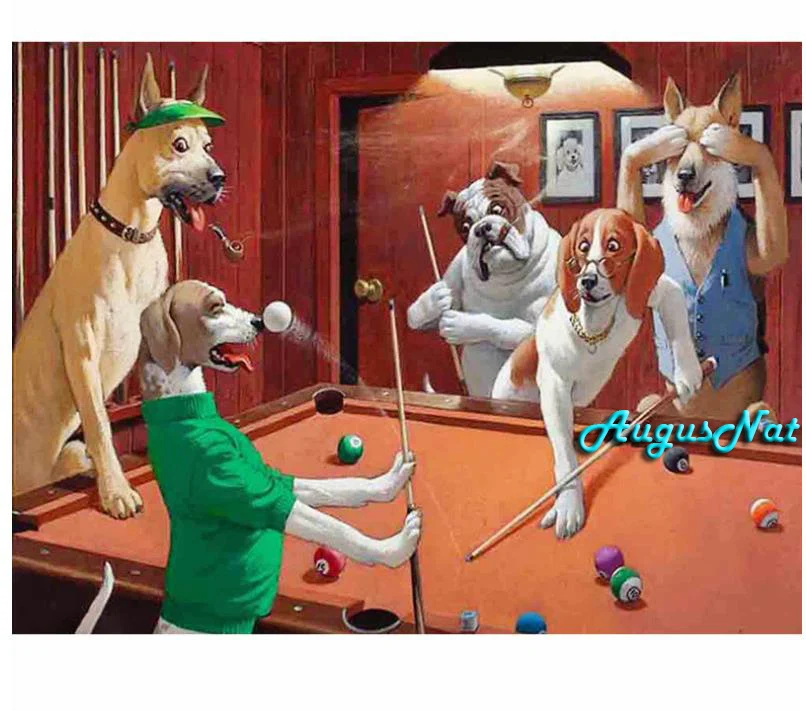 Алмазная живопись с собаками вышивка крестиком спортивные животные настенное