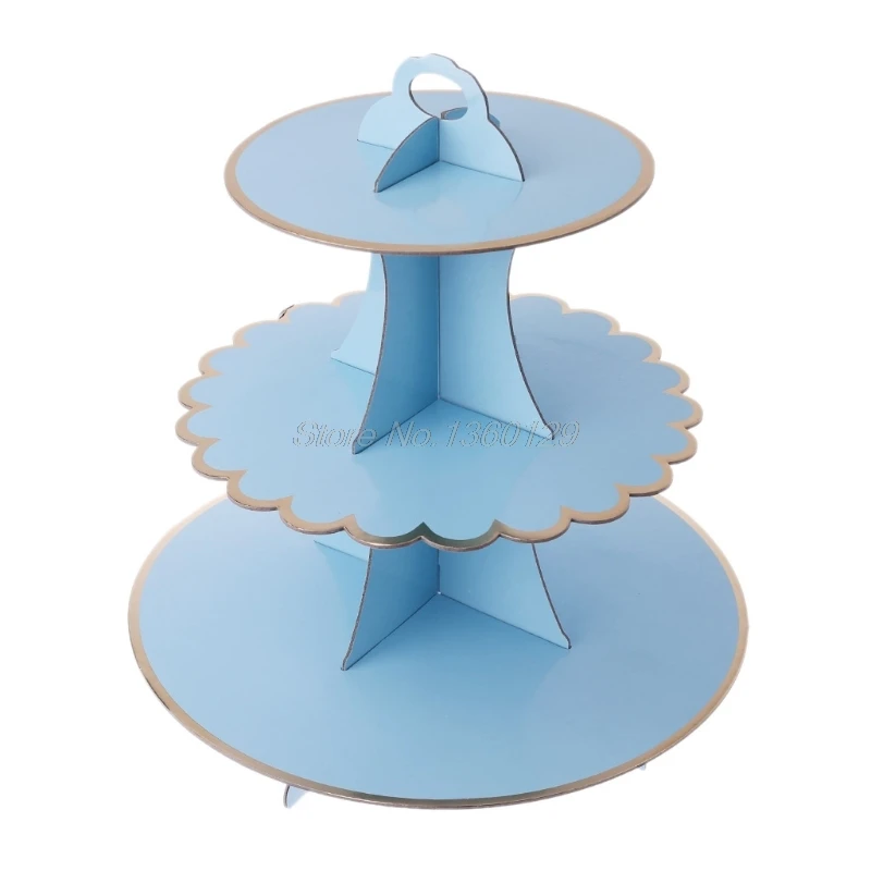 3 уровневая подставка для торта картонная детская Подставка душа дня рождения