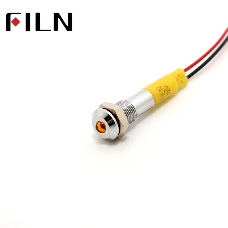 FILN FL1M 6SW 1 6 мм красный желтый синий зеленый белый 12 В 220 24 светодиодный