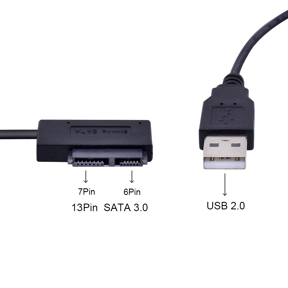 CHIPAL USB 2 0 к Mini Sata II 7 6 13-контактный адаптер конвертер кабель стабильный стиль для