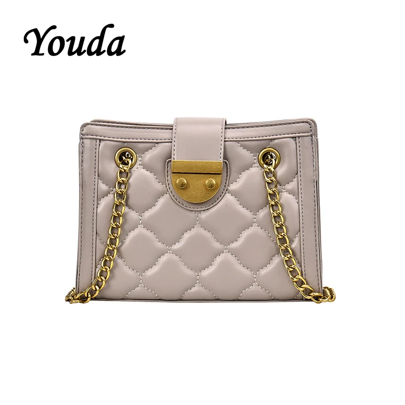 Youda 2019 Классическая модная сумка через плечо однотонная простая на ремне с