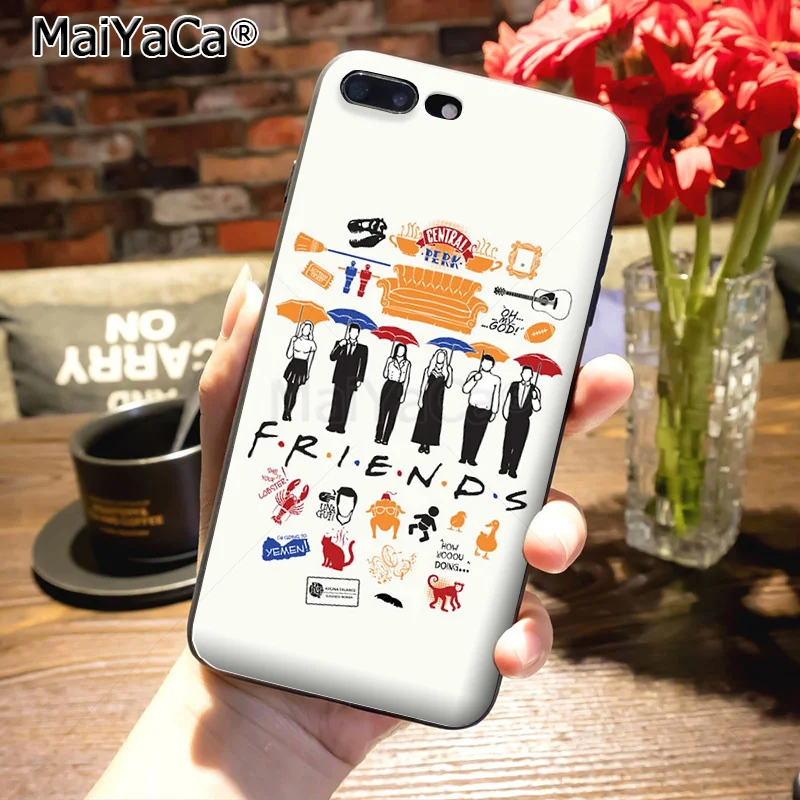 MaiYaCa friends tv силиконовый мягкий чехол для телефона для iPhone 8 7 6S Plus X XS MAX XR 5S SE 11pro чехол серия friends фиолетовая дверь