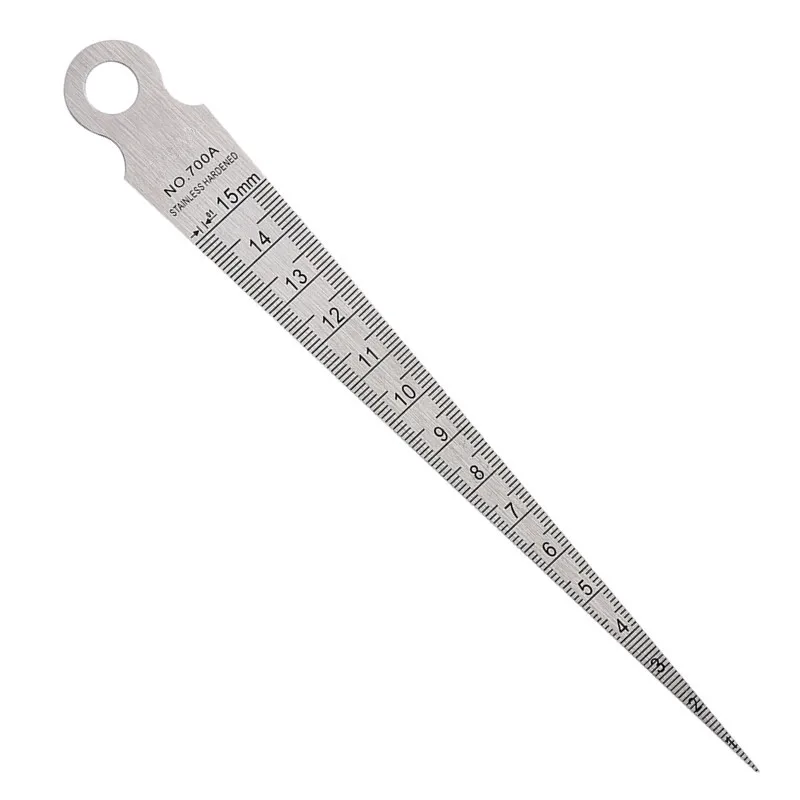 

1-15mm Stainless Steel Gauge Taper Gauge Feeler Gap Hole Metric Measuring Tool