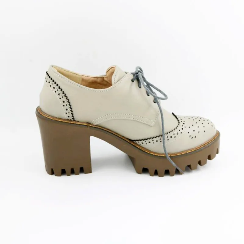 Размеры 34-40 обувь на шнуровке в английском стиле ретро демисезонные мягкие