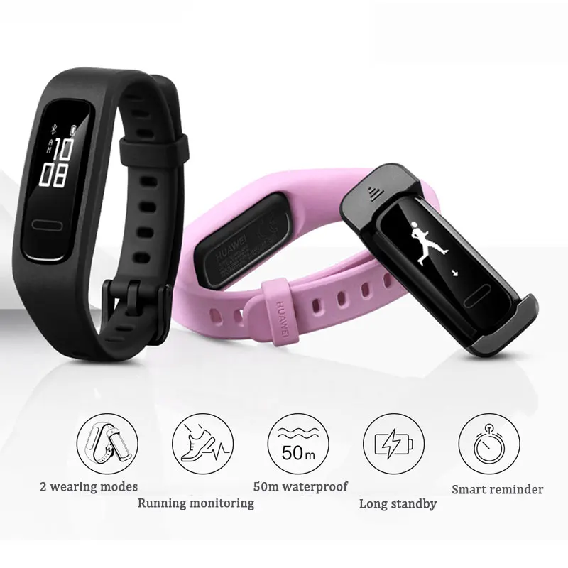 Смарт браслет huawei Band 3e 50 м водонепроницаемый СНПЧ интеллектуальная работа спорт