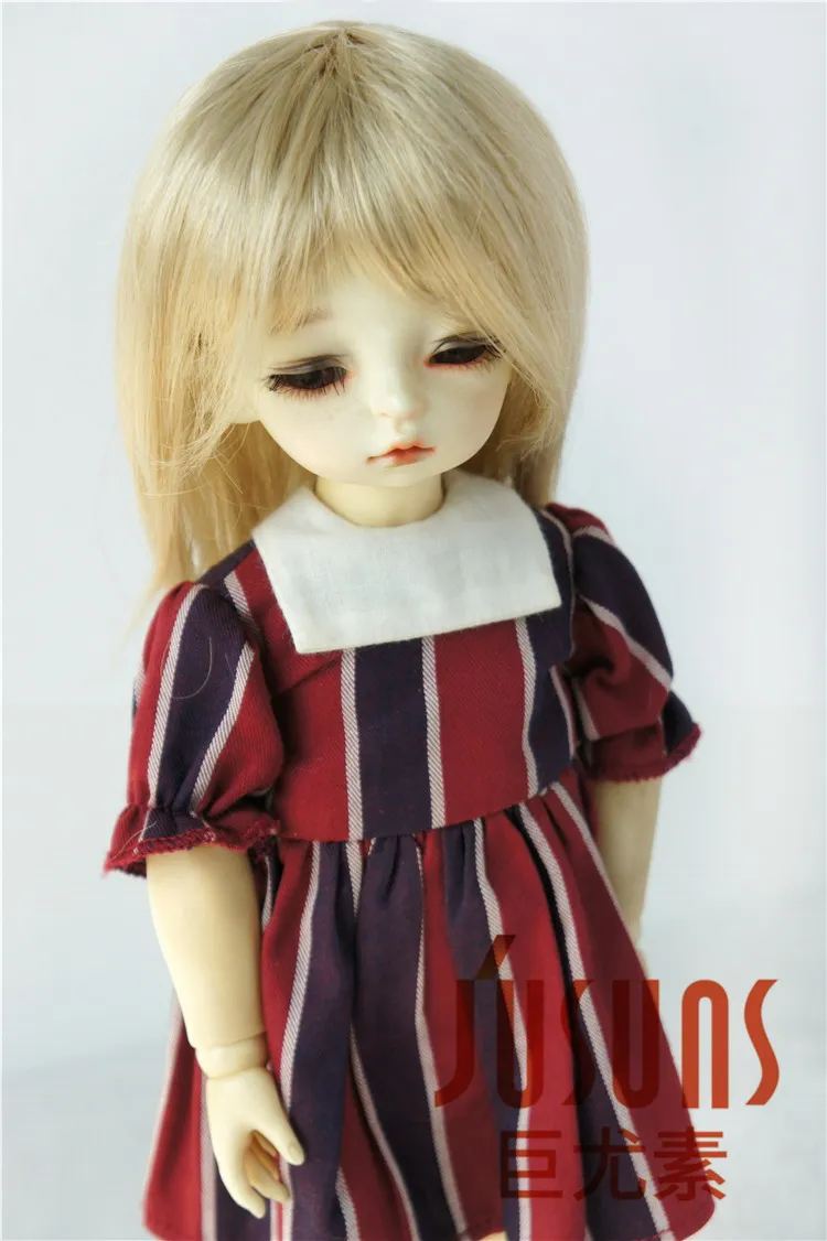 JD046 YOSD 1/6 модный синтетический парик mohai Размер 6-7 дюймов унисекс природа BJD волосы фарфоровая кукла волосы винил кукла парик