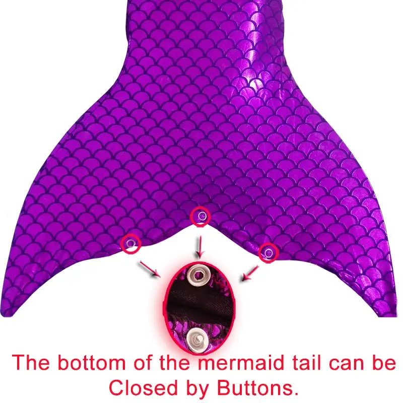 Купальный костюм для девочек с хвостом Русалочки детский купальный моноластами