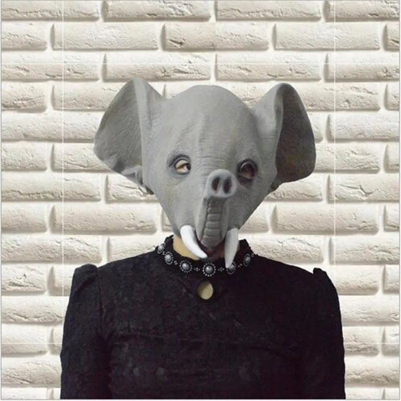 Новая маска для животных Маска единорога взрослых обезьяны на Хэллоуин