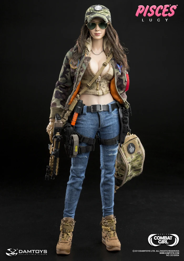 Дам игрушки DCG004 Боевая девушка серии рыбы LUCY 1/6 фигура|1/6 figure|figure 1/61/6 soldier |
