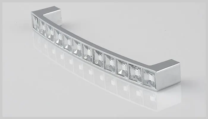 96 мм модная Хрустальная ручка для мебели шкафов дверных ручек декоративных