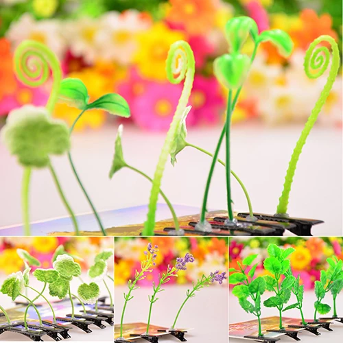 Мода Женщины Мужчины Дети Цветок Трава Антенны Шпилька Симпатичные Завод Зажим