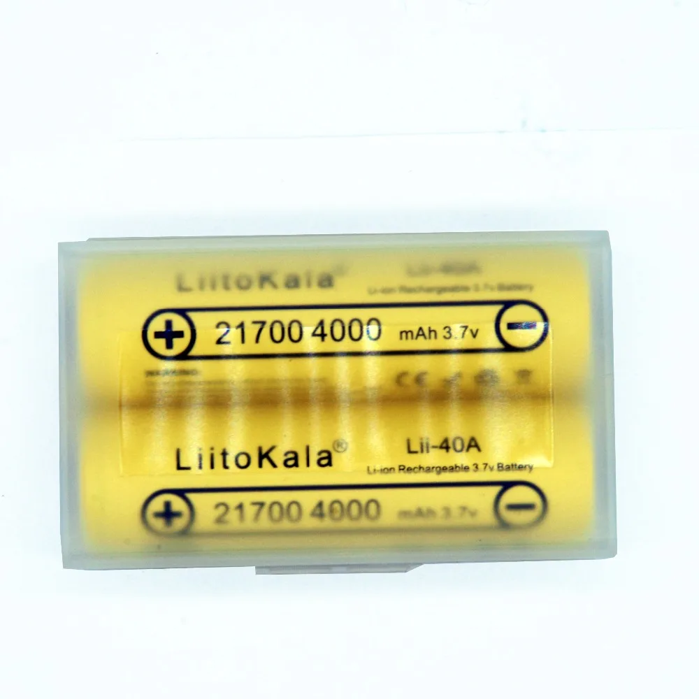 LiitoKala Lii-40A 21700 4000 mah литий-ионный аккумулятор 3,7 v Ni 40A для электронных сигарет мод/комплект 3,7 v мощность 30A 5C скачать