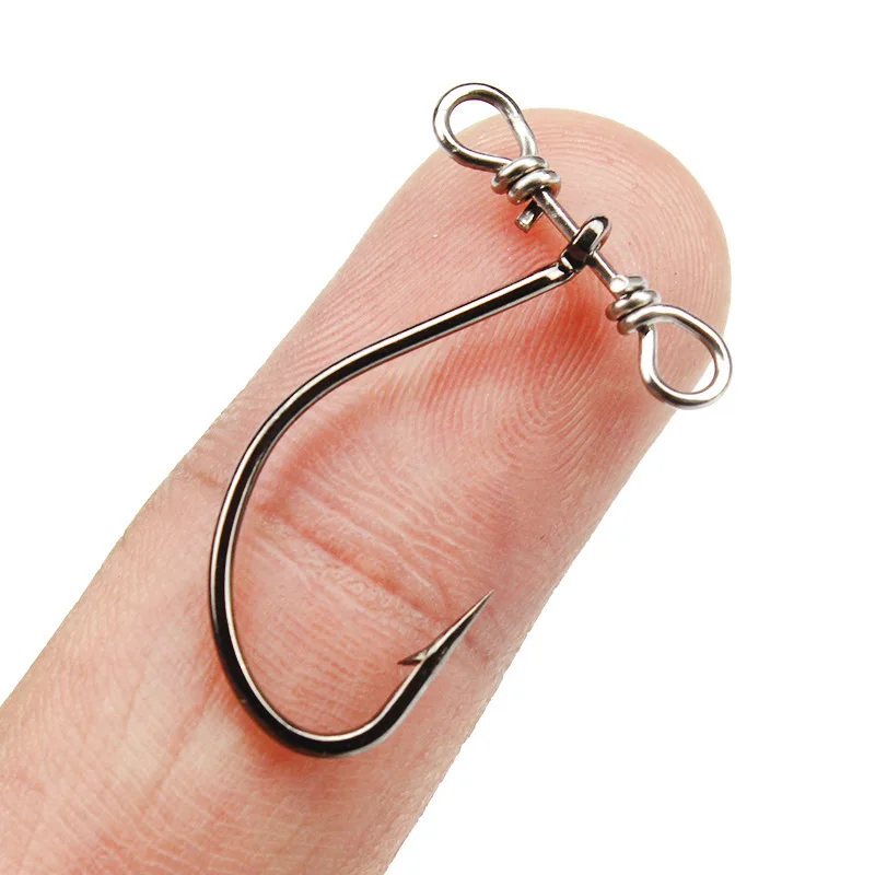 Amlucas 10pcs/lot Crank Hook High Carbon Steel Fishing 2.5cm 0.4g Jig Head Sharped Fishhooks for Soft Lure WW1130 | Спорт и