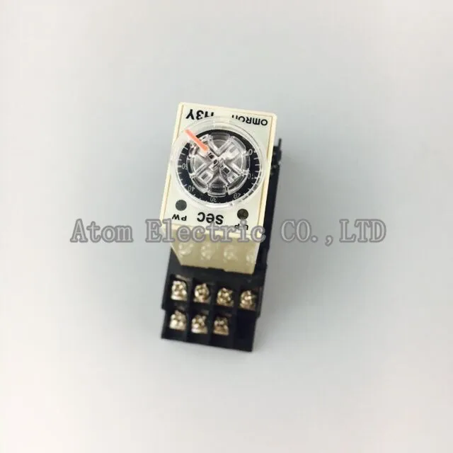1 комплект H3Y 4 0 5Sec 220V Реле времени задержки мощности контроллер ST6P 4|relay power|power