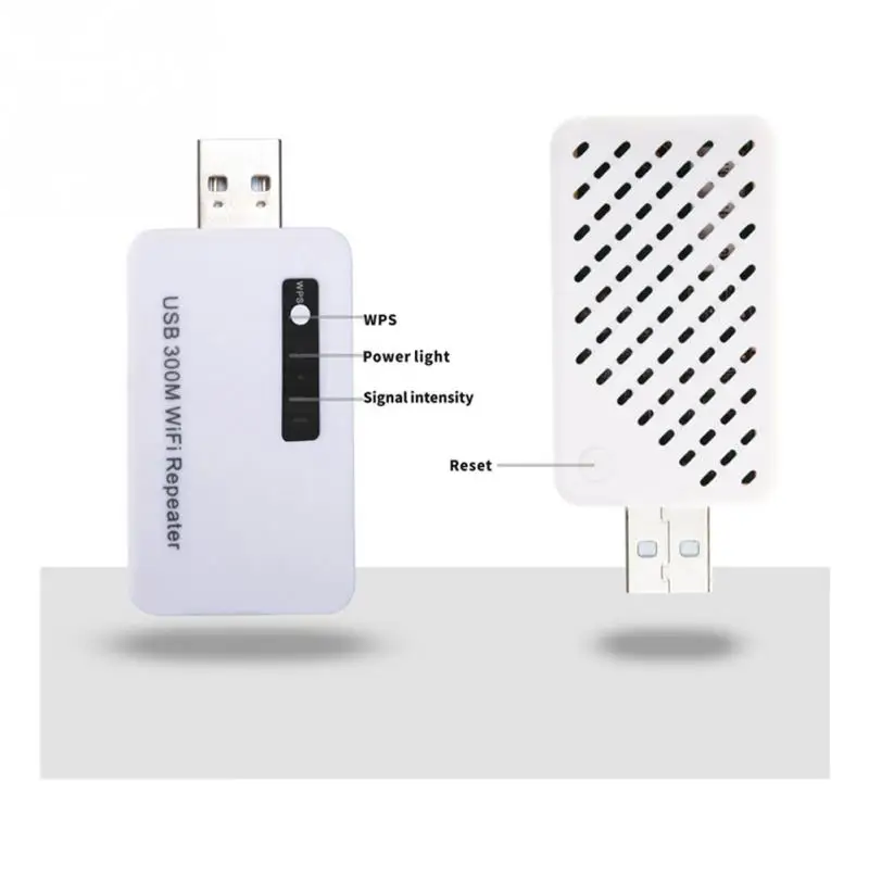 Высокое качество 300 м беспроводной USB WiFi повторитель Мини Сетевой расширитель сетевой маршрутизатор Диапазон сигнала расширенный усилитель через WPS