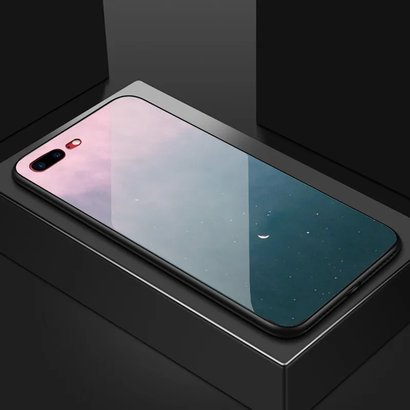 Чехол из закаленного стекла 3D Звездное небо для Huawei P30 Lite Nova 4E 5i Y7 Prime P20 2019 Honor 20 pro 8