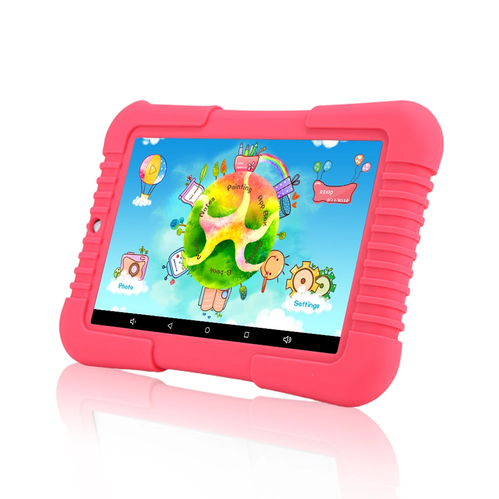 iRULU Y3 7'' Android 5.1 Babypad Quad Core IPS 1280*800 Dual Cam Tablet PC 1G/16G Wifi Bluetooth Silicone Case Gift for Children |