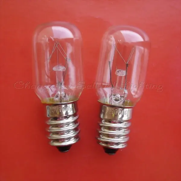 Free Shipping New!miniature Light Bulb 110v 10w E14 T20x48 A639