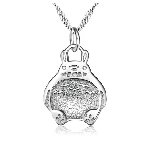 

silver 925 pendant/ japan jewelry/japanese cartoon/ cos/ Hayao Miyazaki/ Totoro/Totoro silver pendant
