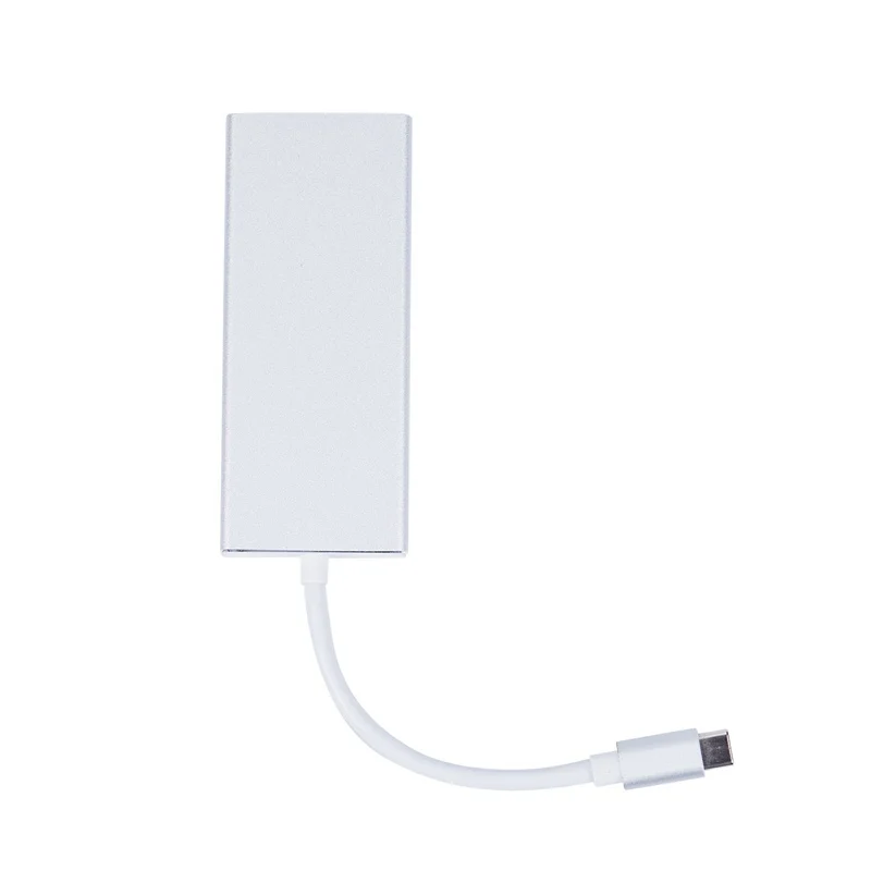USB C концентратор 7 в 1 адаптер (PD) порт доставки питания 4 k HDMI Micro SD/SD кардридер 3 0