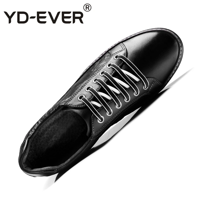 YD-EVER 100% genuine leather men casual shoes fashion oxfords breathable Driving handmade business moccasin Loafers 76 | Обувь